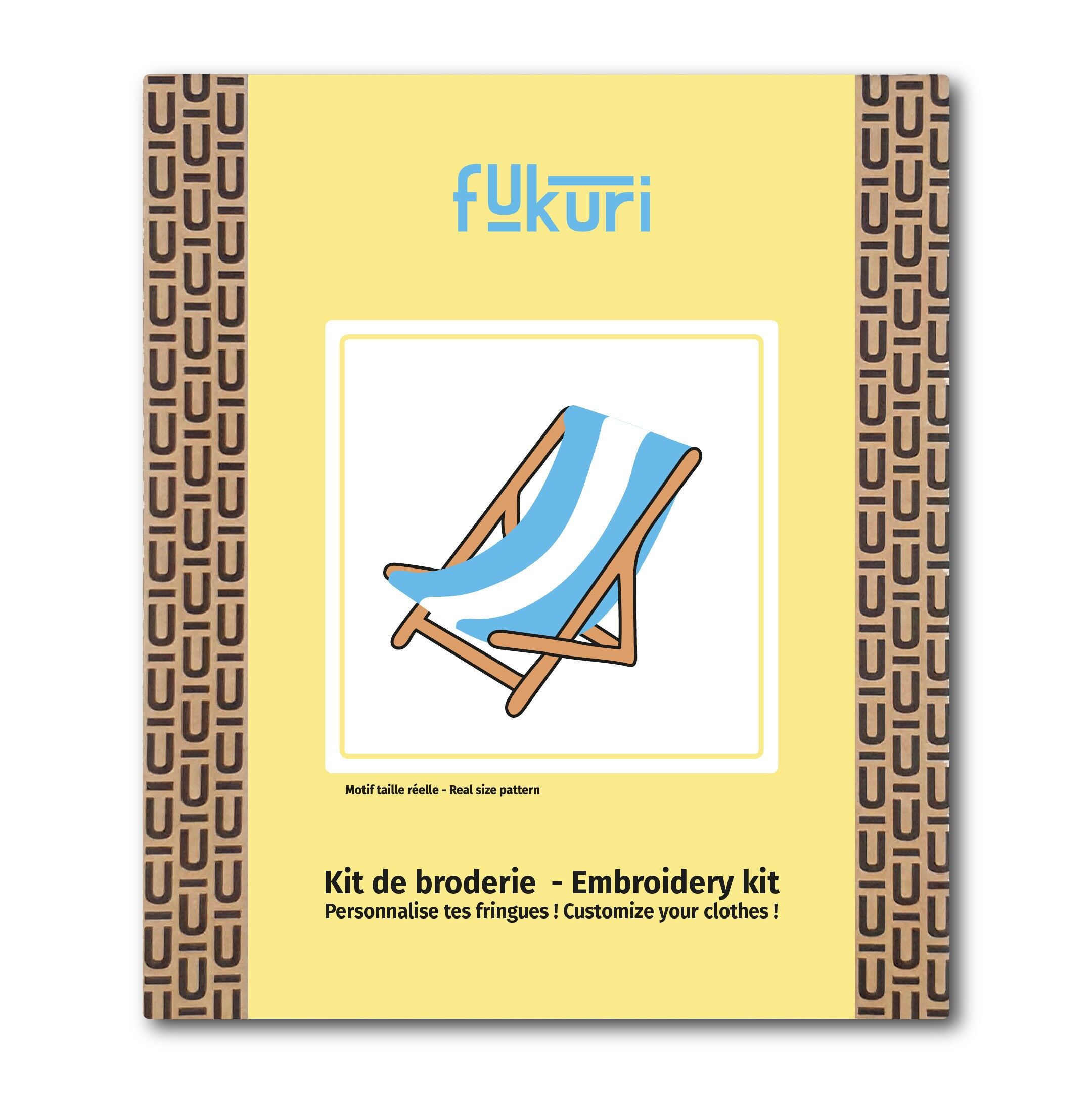 Embroidery kit - Lounge chair