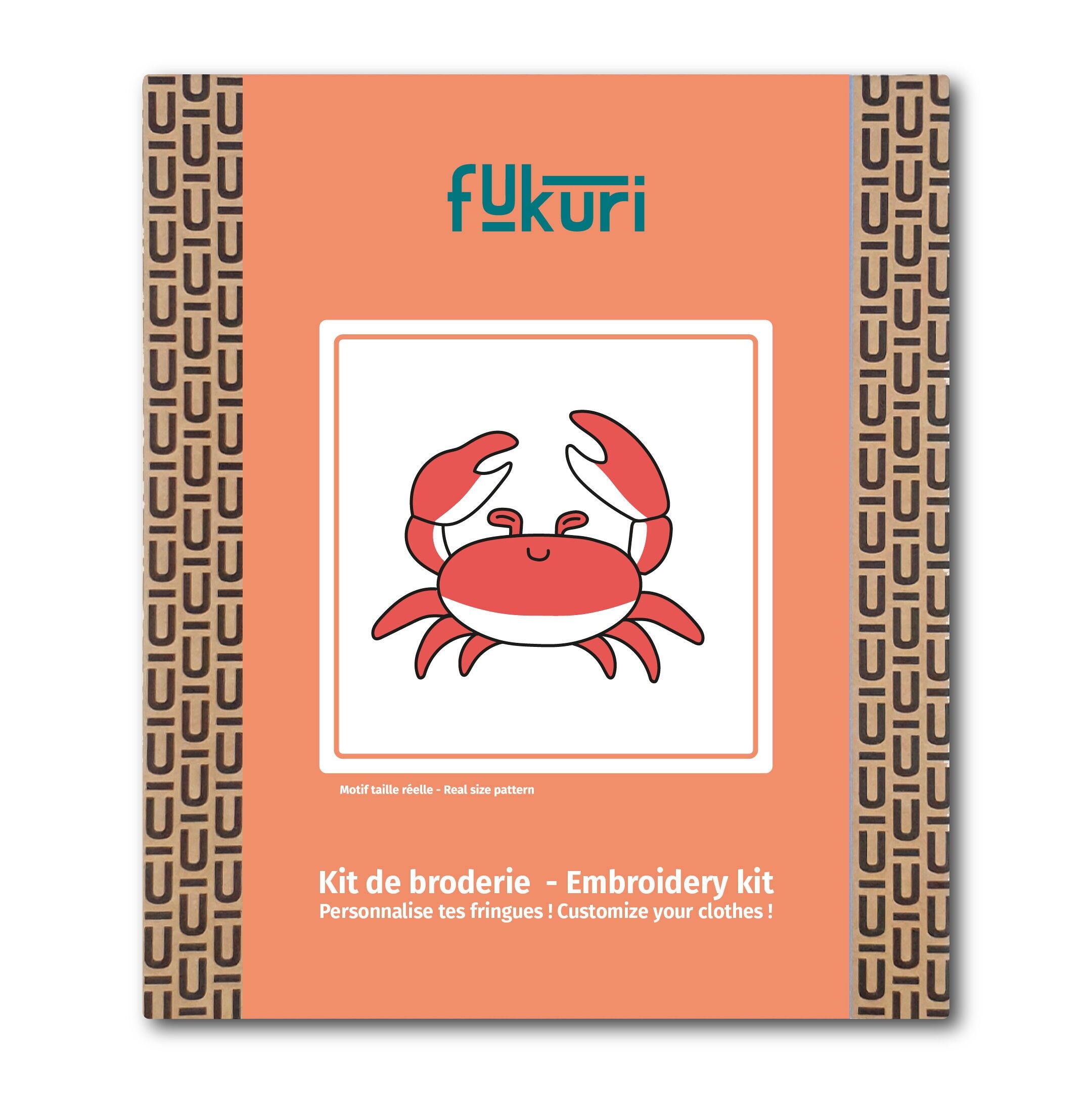 Embroidery Kit - Crab