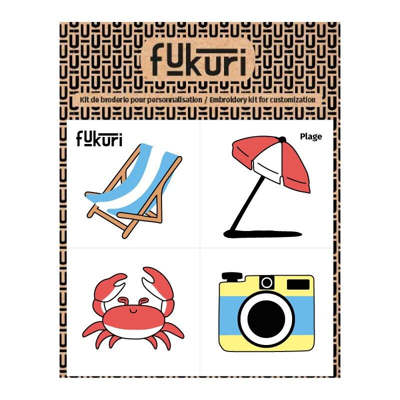 Stickerei – Stickbrett – Strand