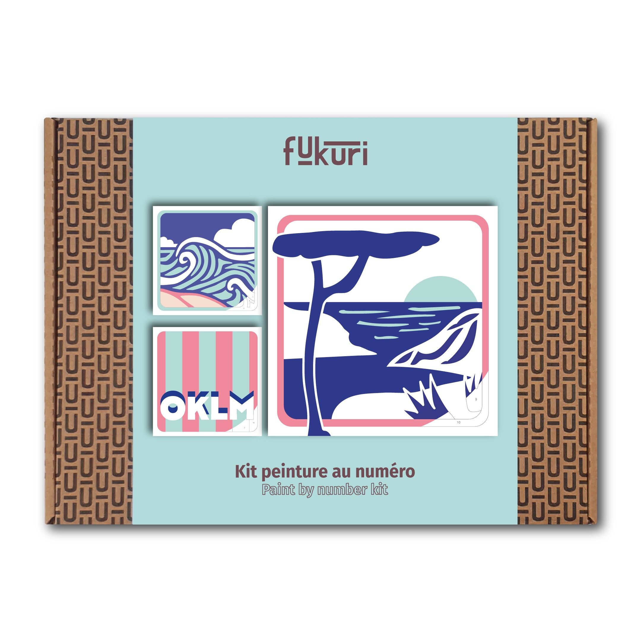 Paint by numbers kit - BEACH