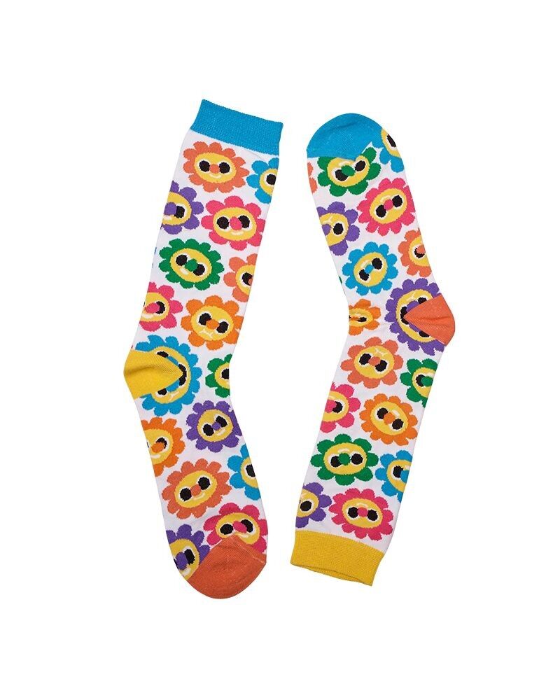 Calcetines con flores Emo Díaz