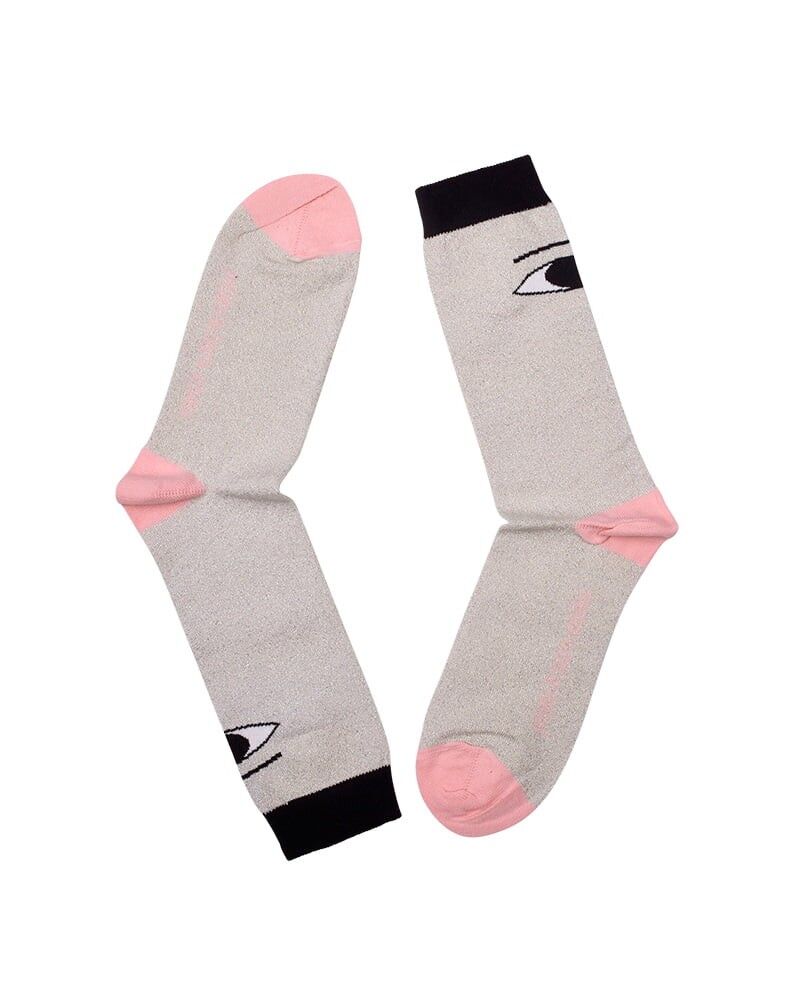 Calcetines plateados Laura Ameba