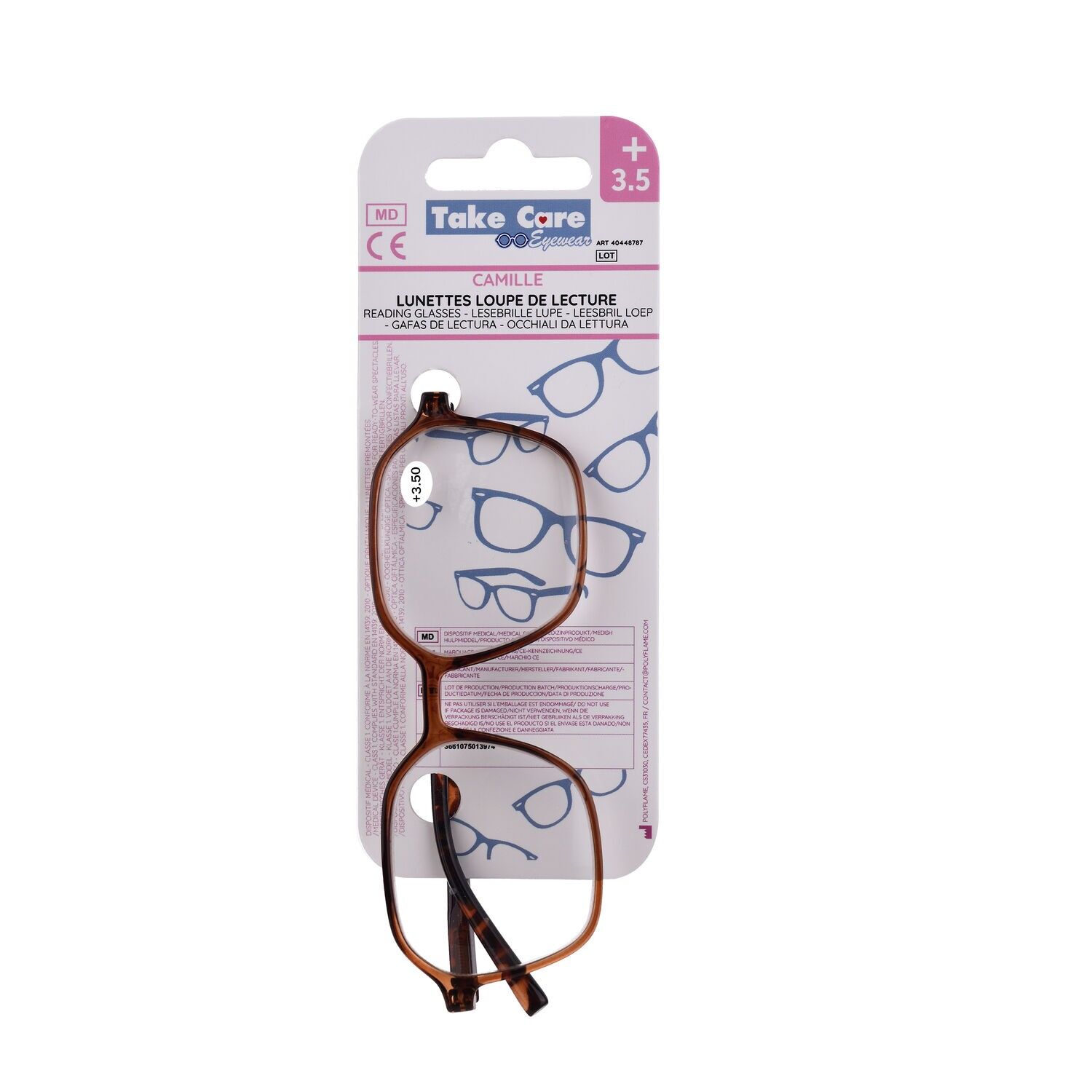 Lunettes de lecture - Romane Marron et écaille +3.5