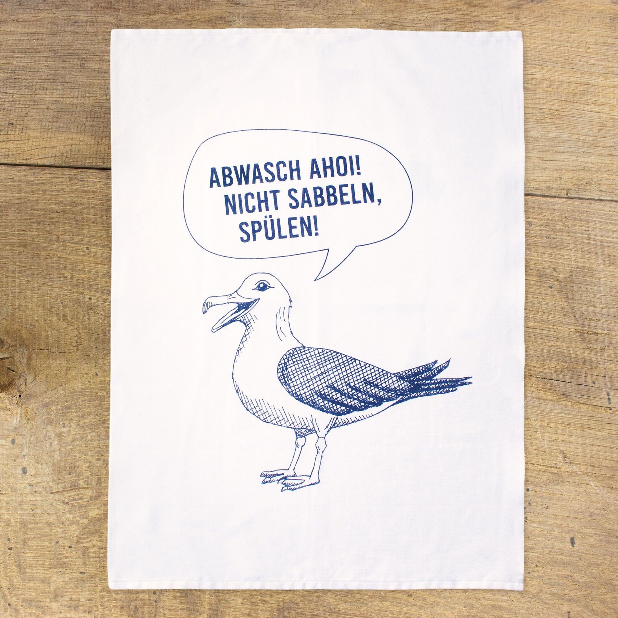 Dish towel "Washing up Ahoy - Seagull"