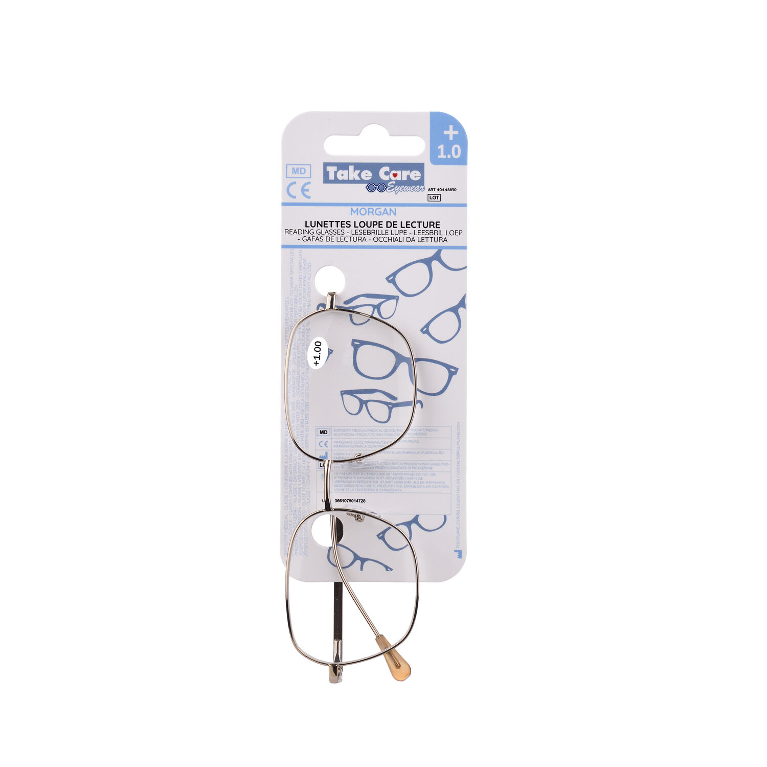 Reading glasses – Morgane Metal +1. 0