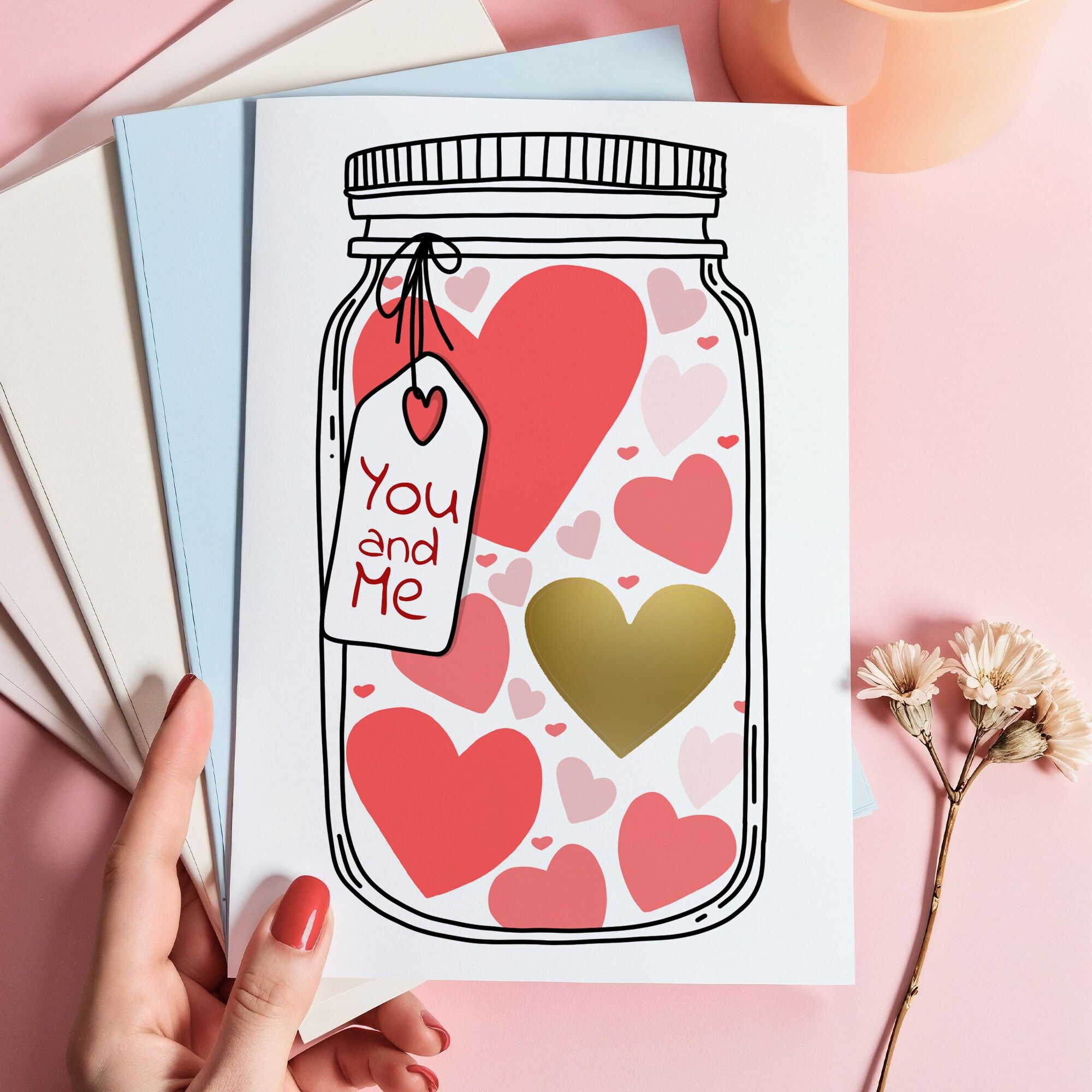 Carte à gratter avec message à écrire soi-même et zone à gratter