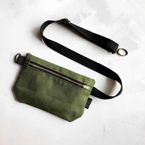 Minimal Hip Bag Olive Green