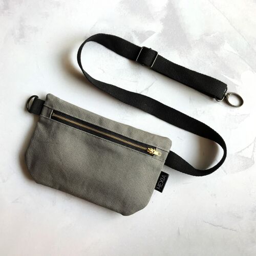 Minimal Hip Bag Grey