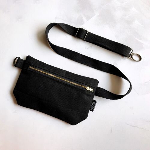 Minimal Hip Bag Black