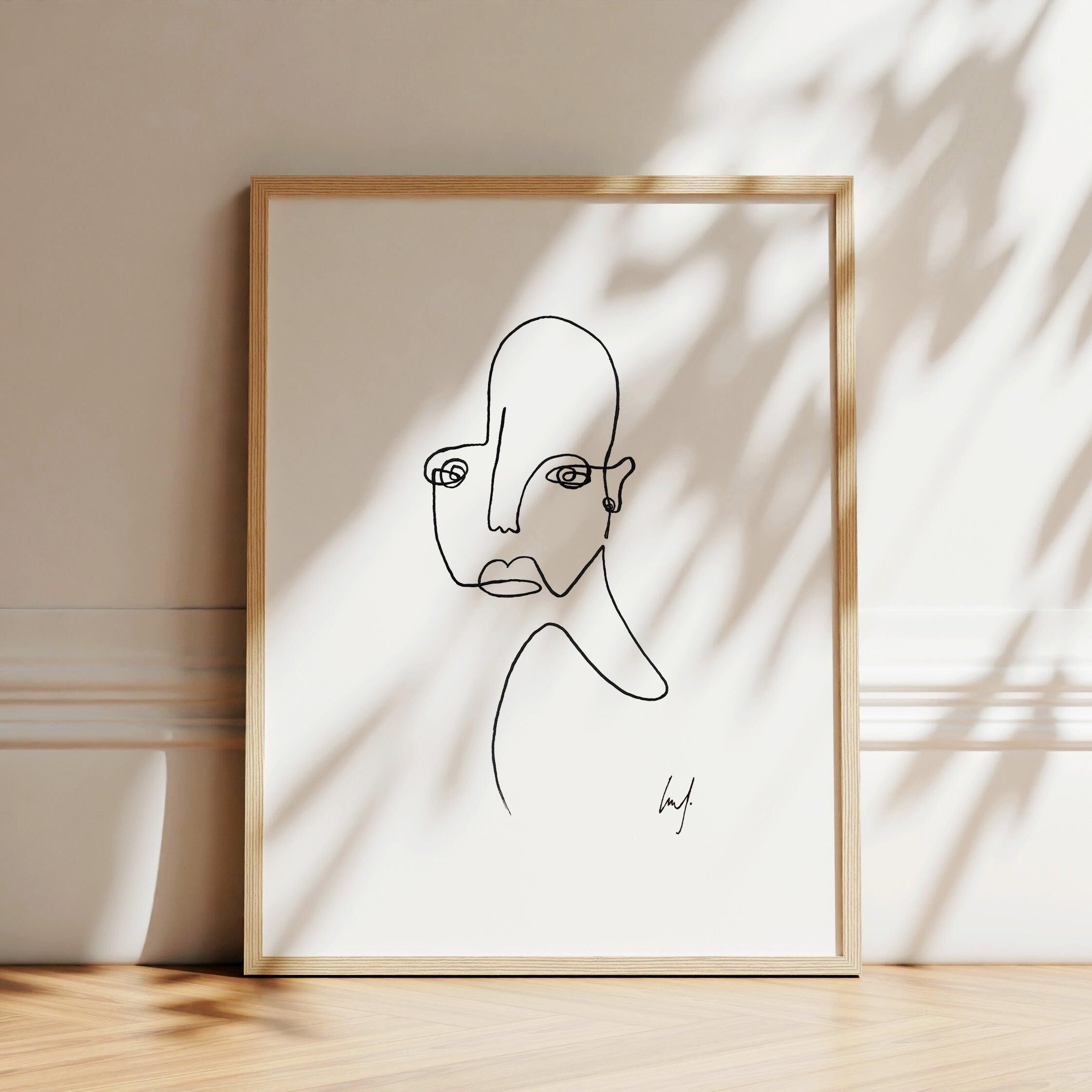 Art print - Art Line | Melancholy