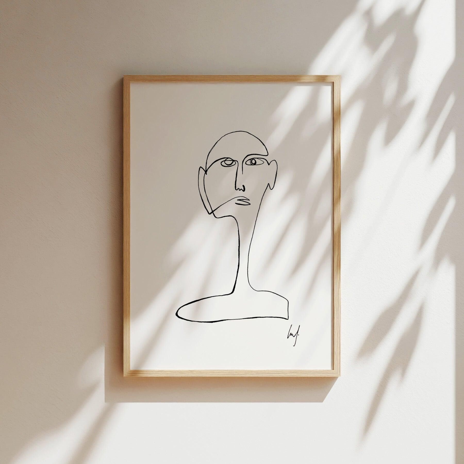 Art Print - Art Line | Mr Longneck