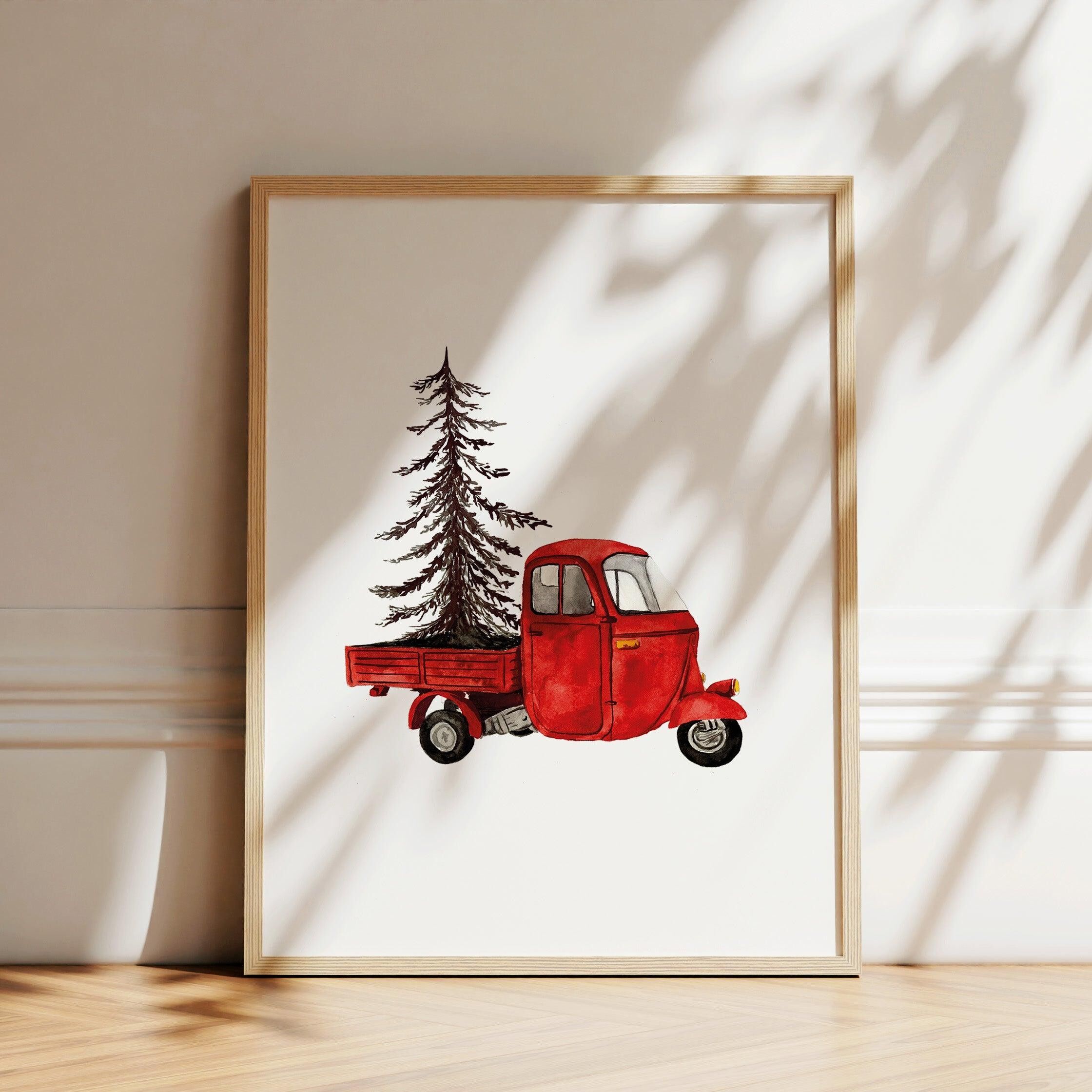 Art print - Christmas Ape