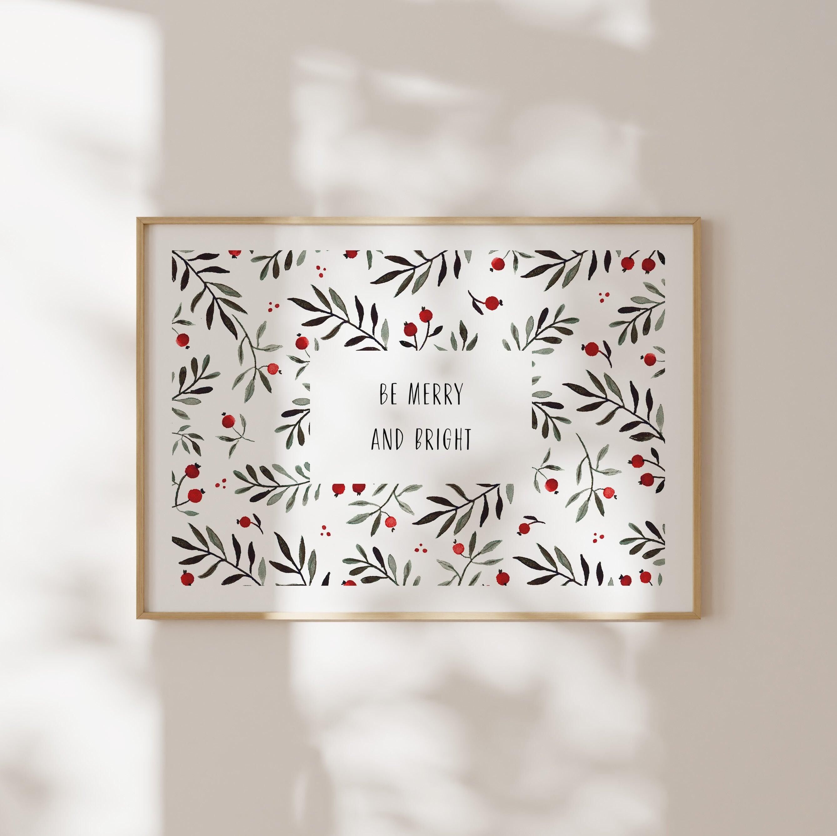 Art print - Be merry and bright