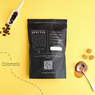 Kolumbianische Karamell-Spezialkaffeebohnen 250 Gramm