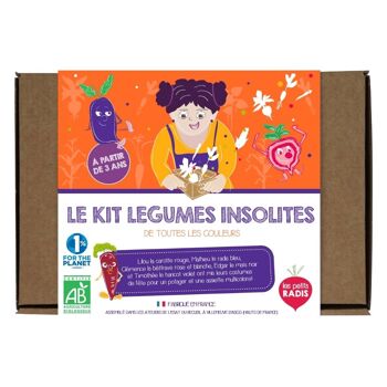 Le Kit de graines de légumes insolites BIO des enfants 2