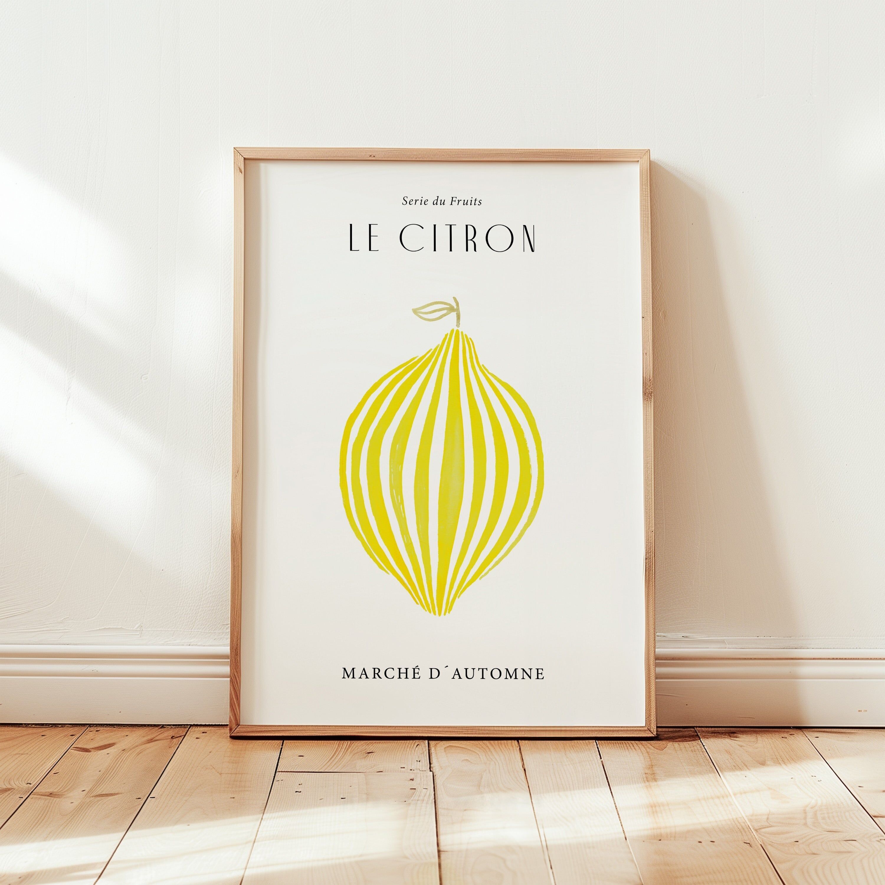 Estampe d'art - Le citron