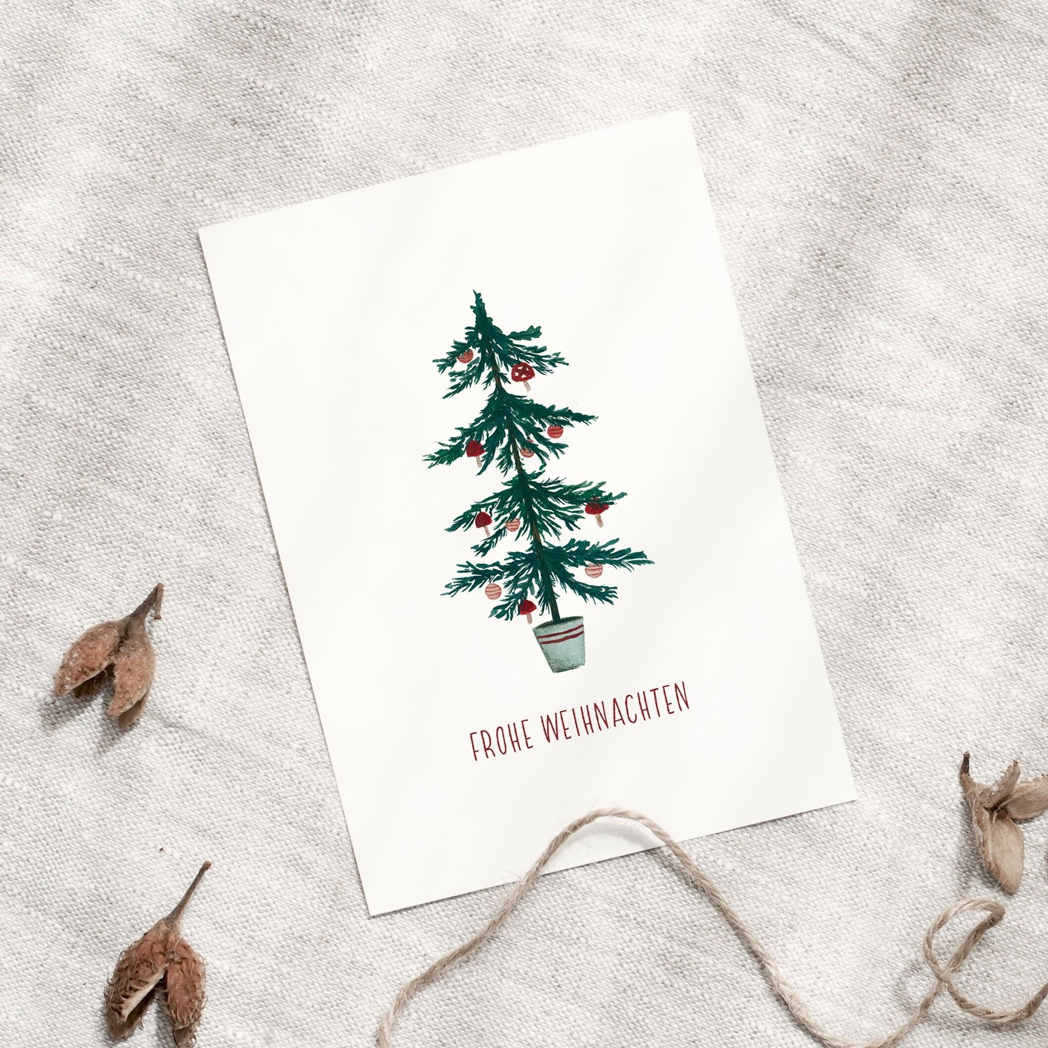 Carte postale · Petit sapin de Noël