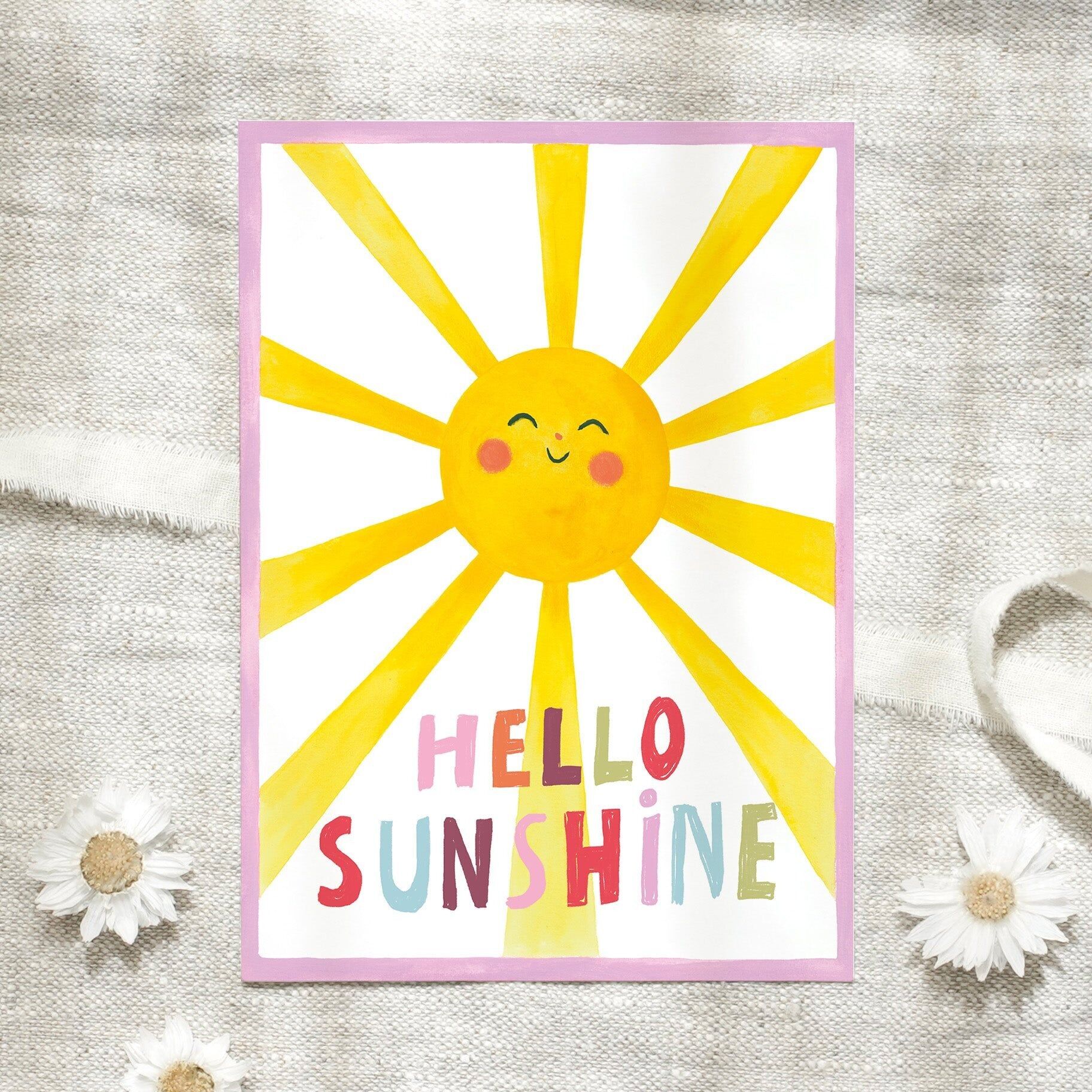 Carte postale · Bonjour soleil