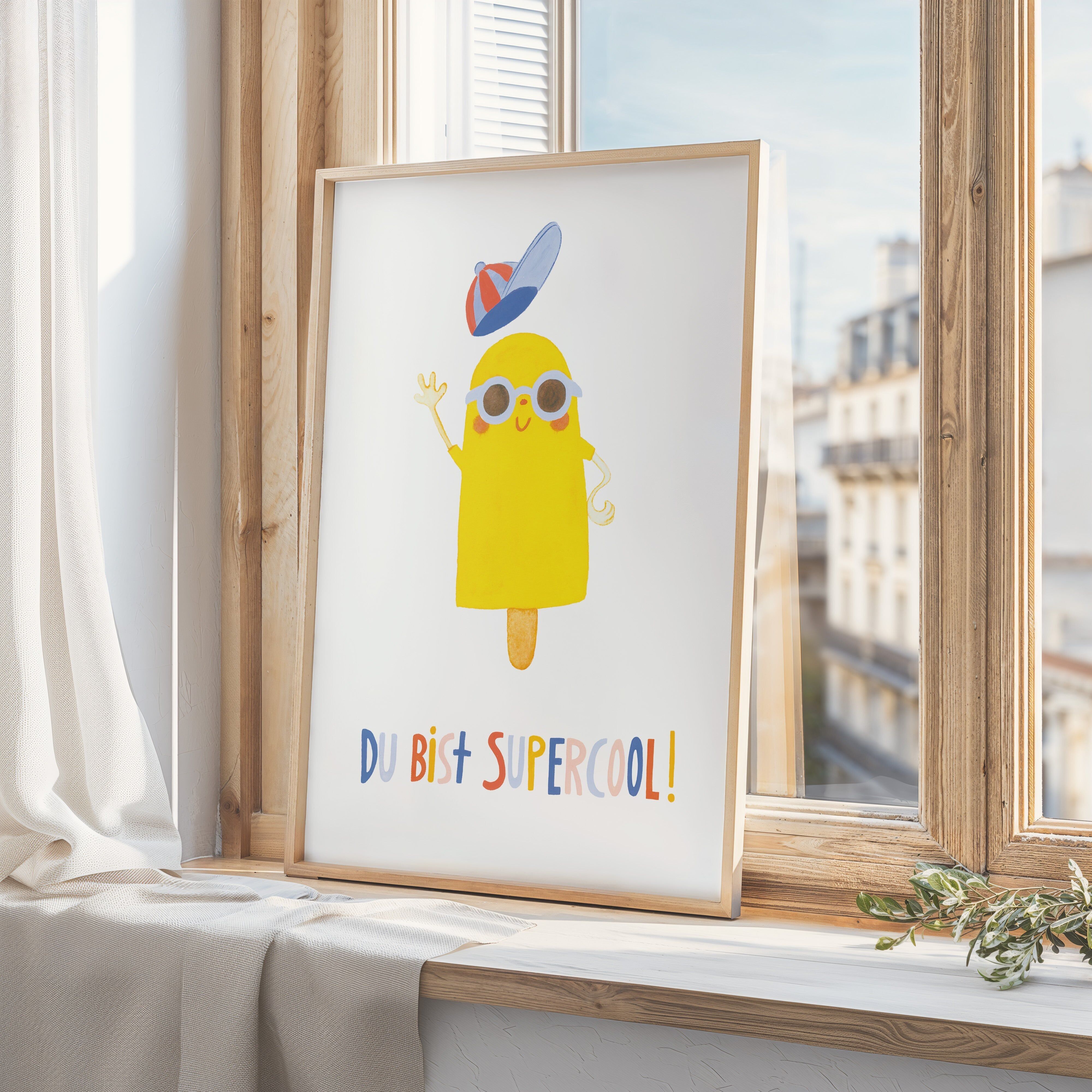 Affiche artistique - Glace | Tu es super cool