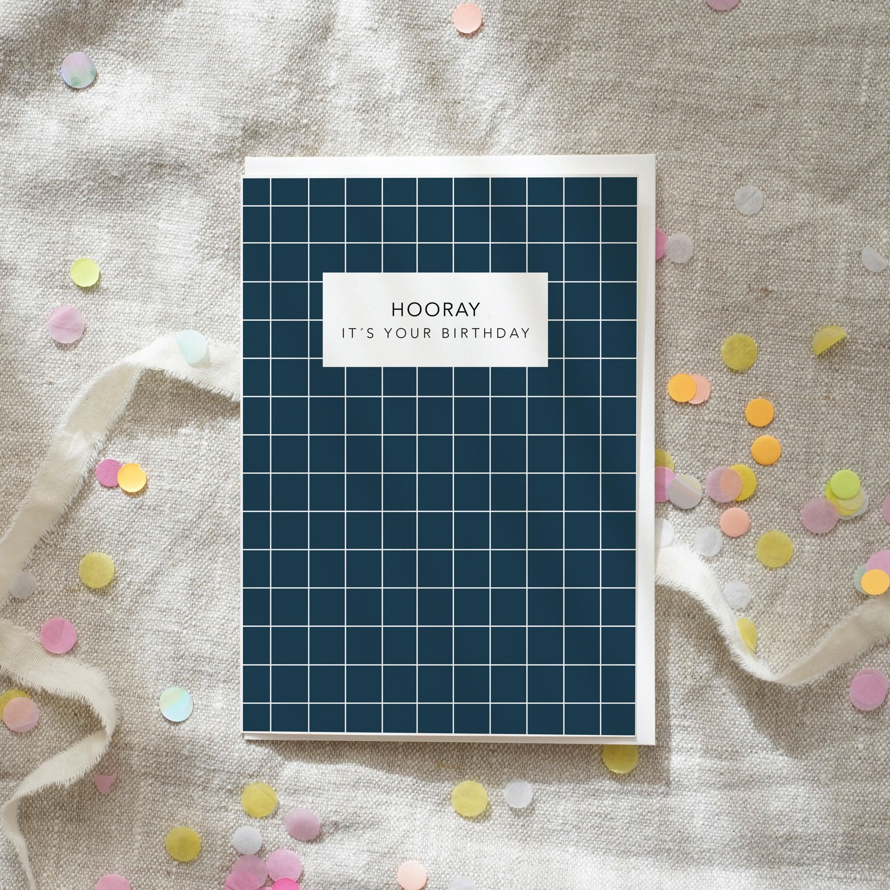 Carte de vœux · Hourra pour ton anniversaire