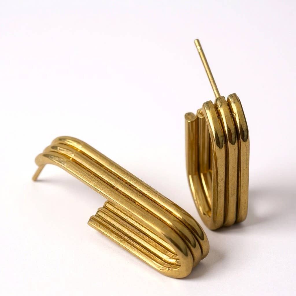 Enzo Edelstahl-Ohrringe (wasserdicht)