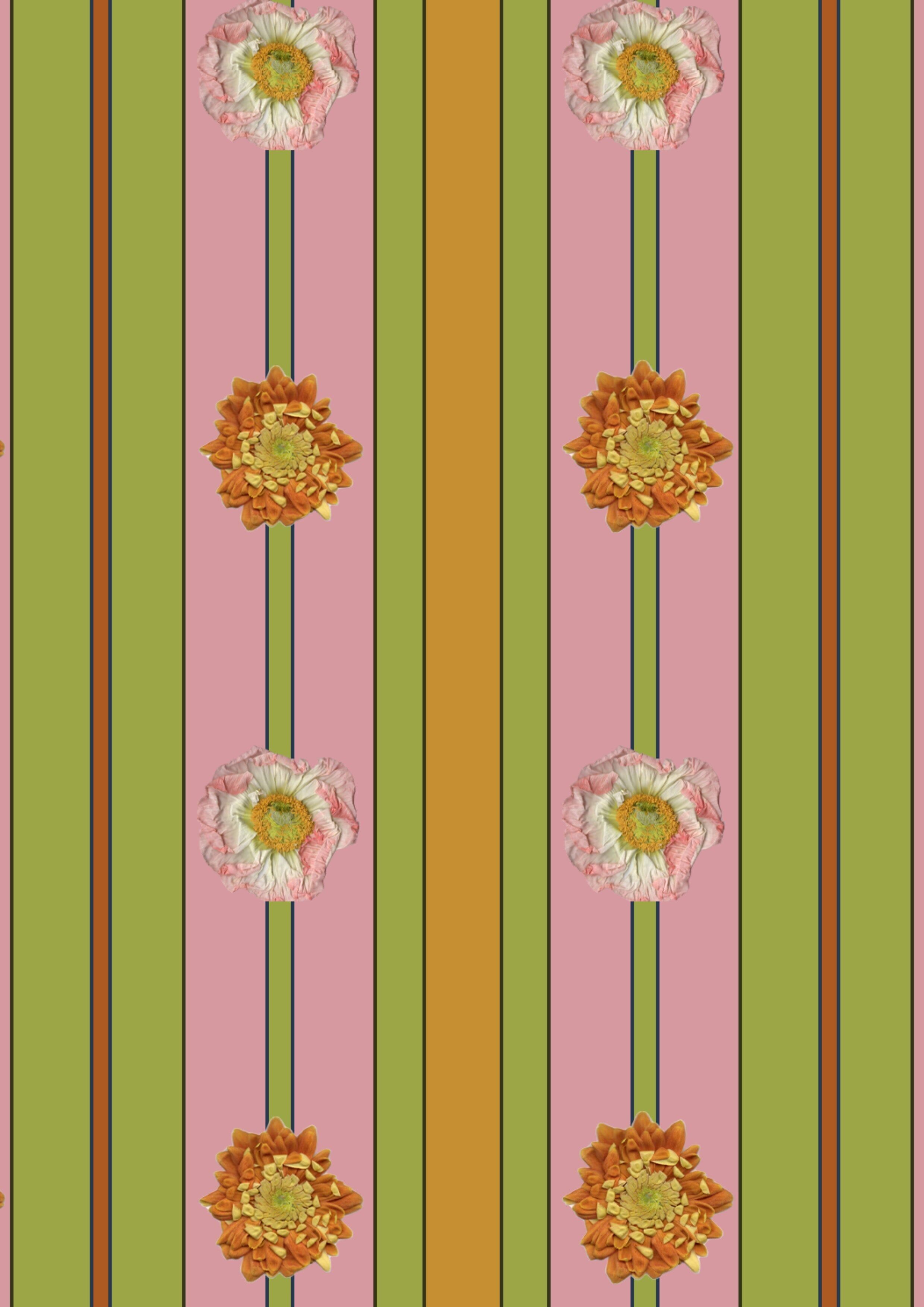 Vliestapete - POP STRIPES (50 cm x 1000 cm)