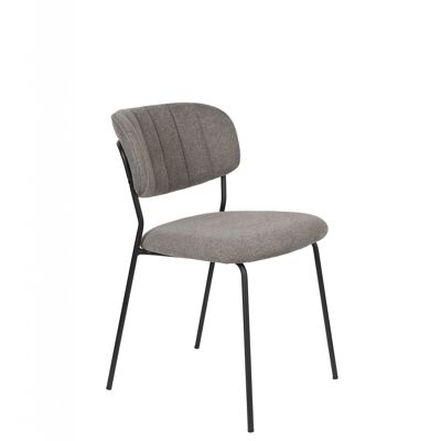Chair jolien black/grey