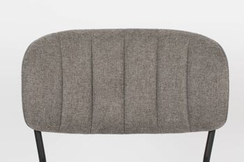 CHAISE JOLIEN NOIR/GRIS 7