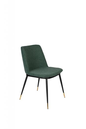 CHAISE LIONEL VERT FONCÉ 1