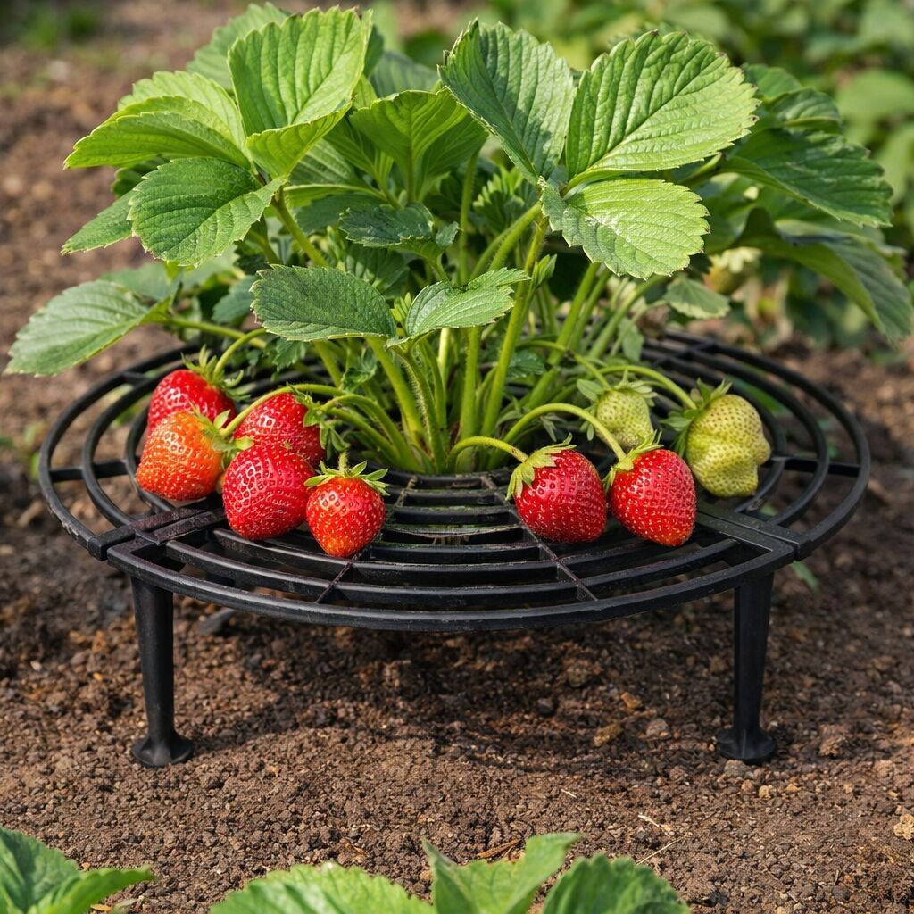 Erdbeerpflanzenstütze, Erdbeer-Anzuchtständer, Gartenpflege
