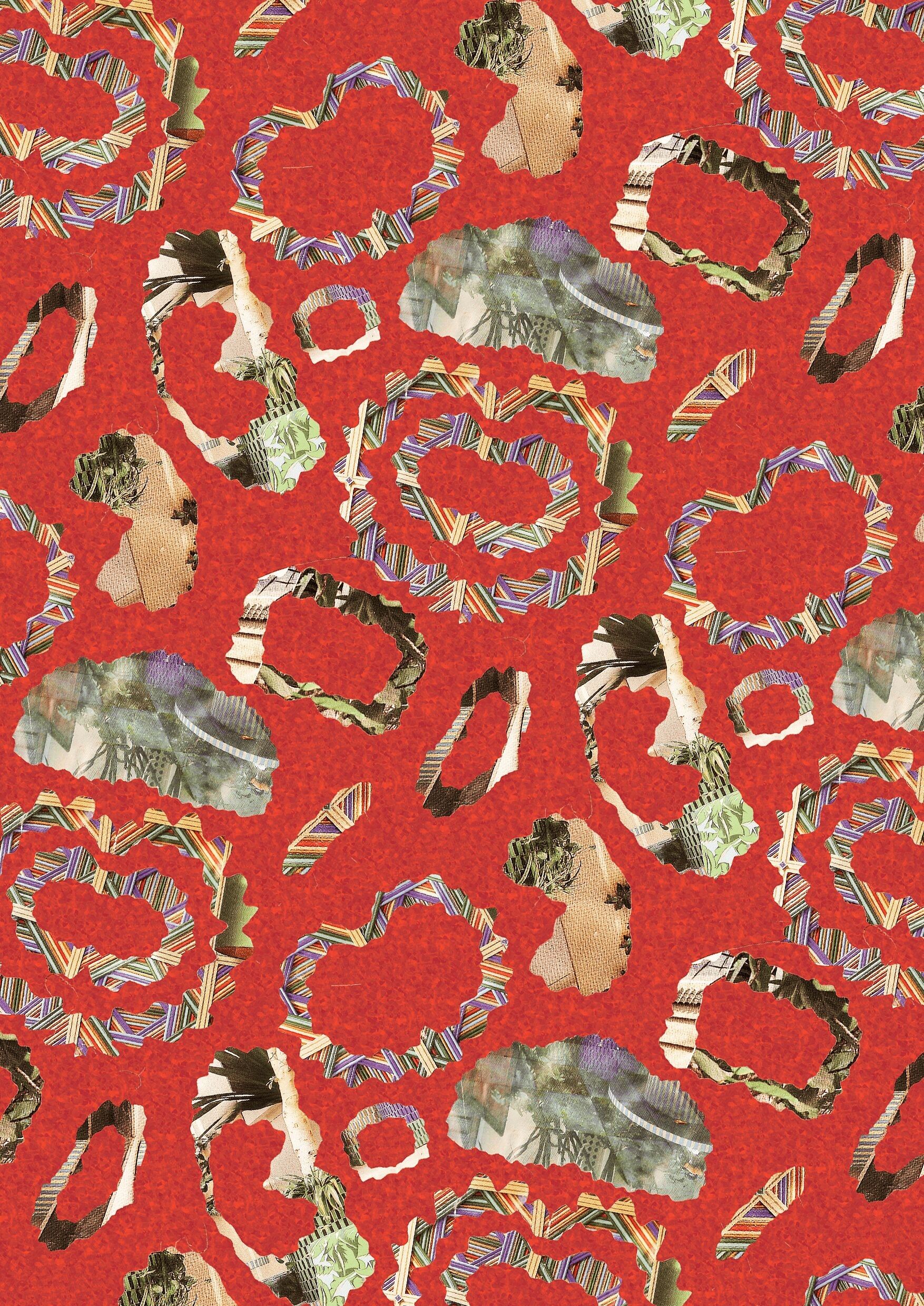 Vliestapete - Sedimentrost 🐚 (50 cm x 1000 cm)