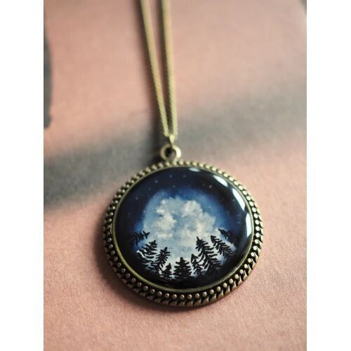 Peaks Retro Kreis-Halskette