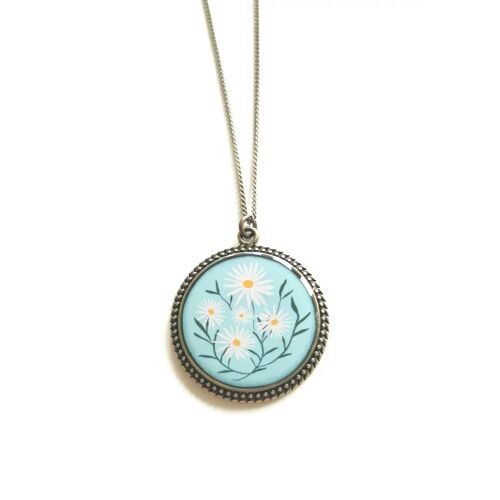 Daisy Retro Wrap Halskette