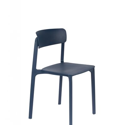 Chair clive dark blue