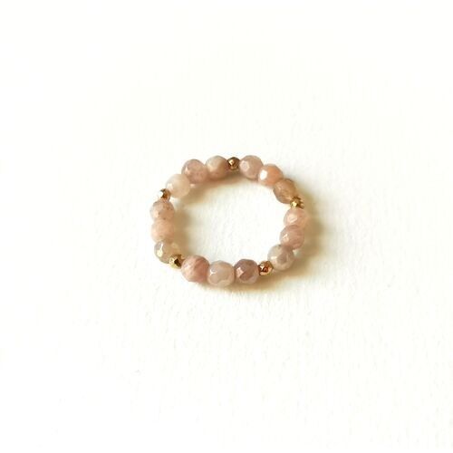 Sunny ring in sunstone