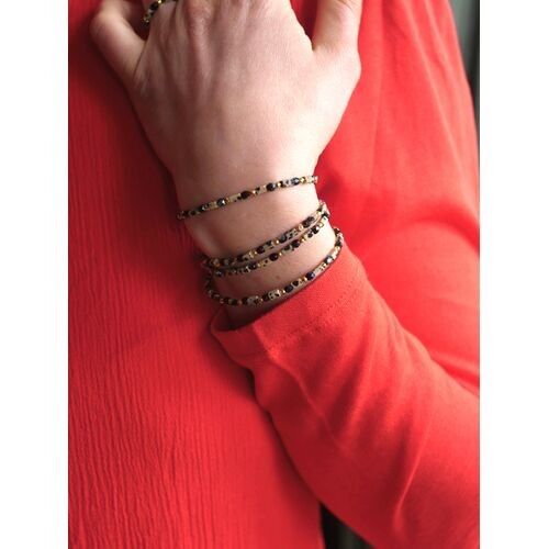 Dawnie Dalmatian Jasper Bracelet