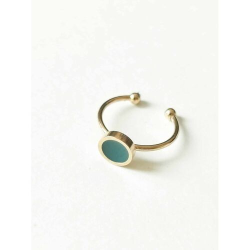 Lauren ring, duck blue, 8 mm