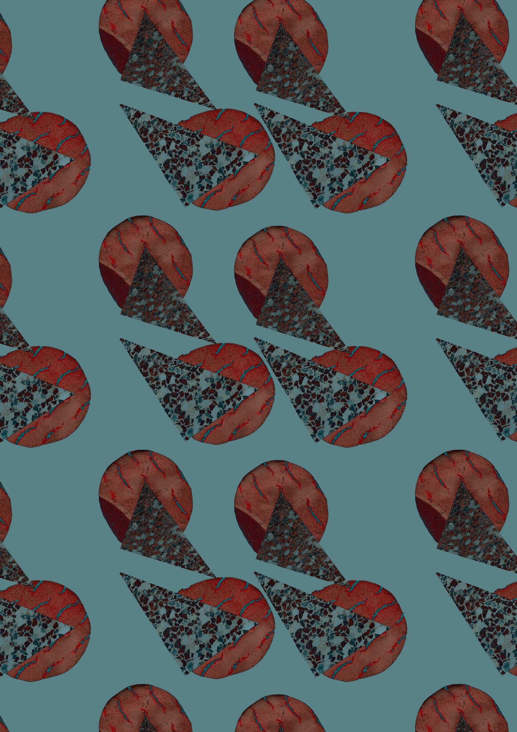 Vliestapete - Rodchenko Eisblau 🔳 (50 cm x 1000 cm)