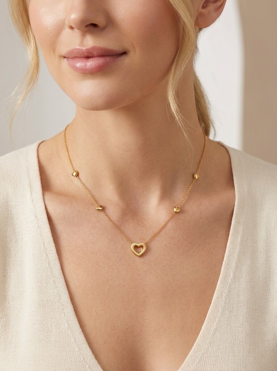 Collar de cadena de acero inoxidable 224AQ264