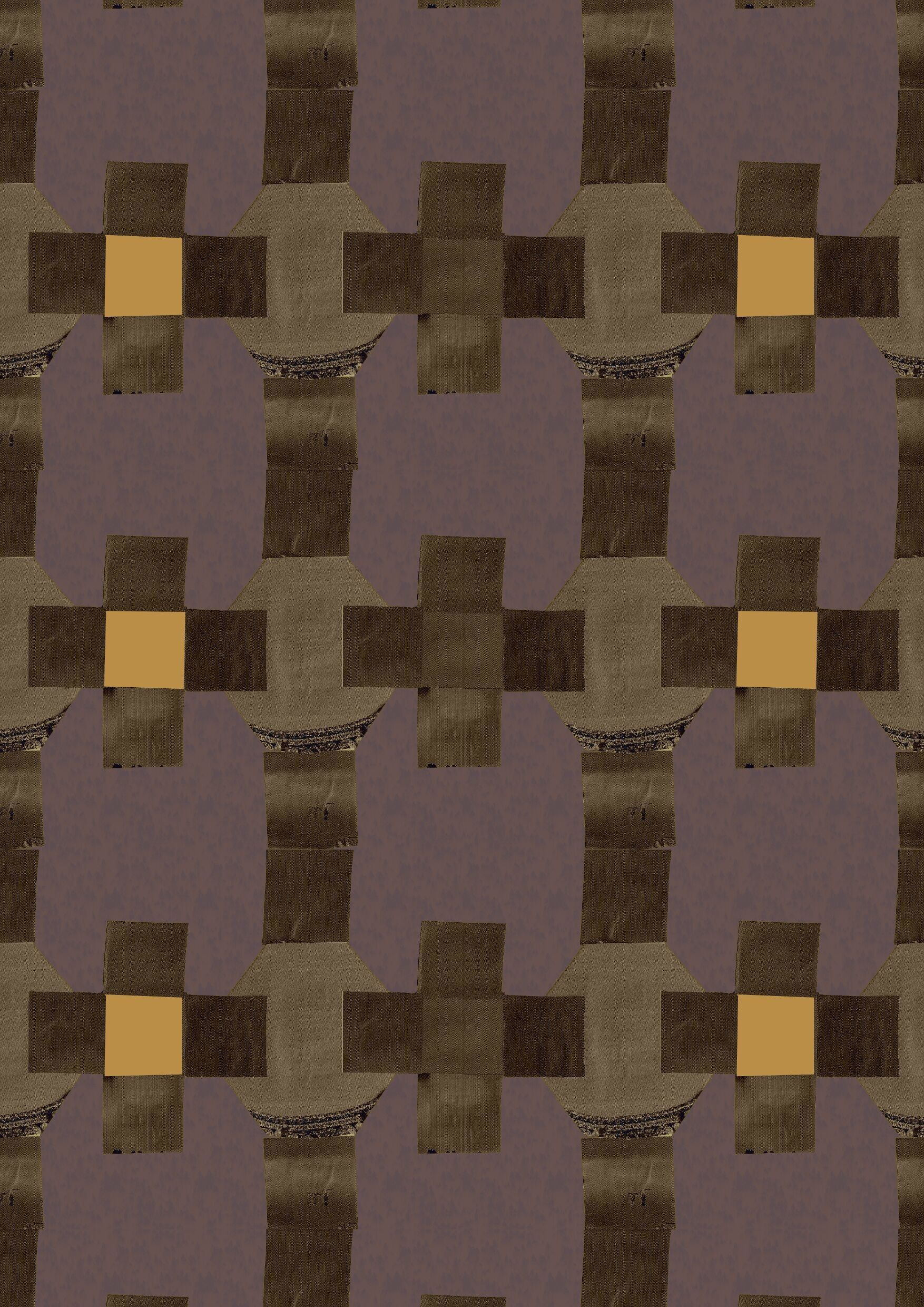 Vliestapete - Kreuz Dunkelviolett 🔸 (50 cm x 1000 cm)