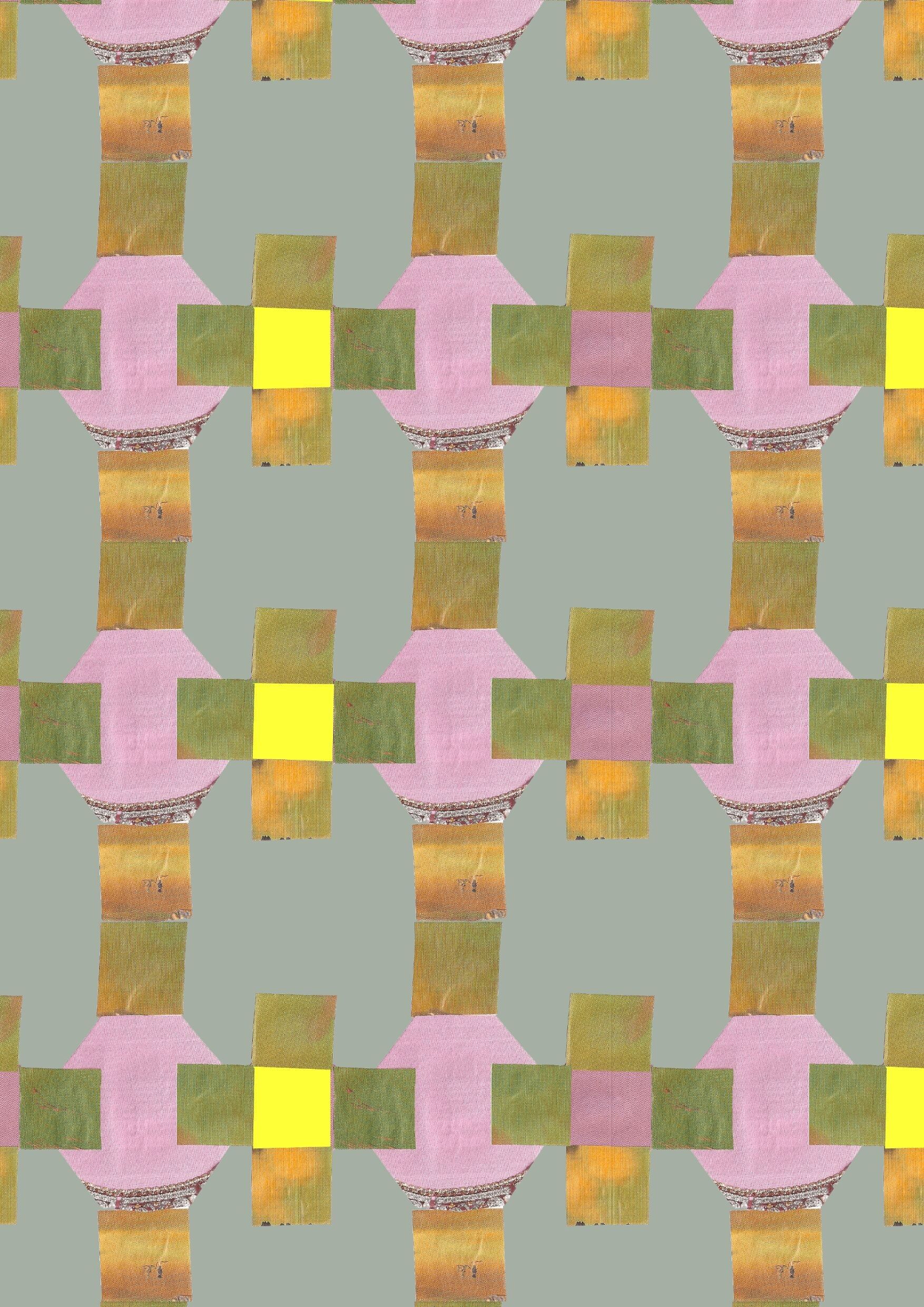 Vliestapete - Kreuz Fluogelb 🔸 (50 cm x 1000 cm)