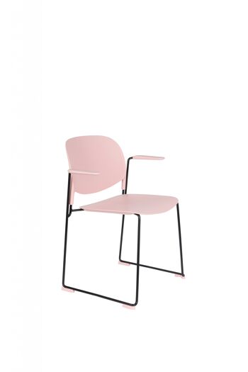FAUTEUIL STACKS ROSE 1