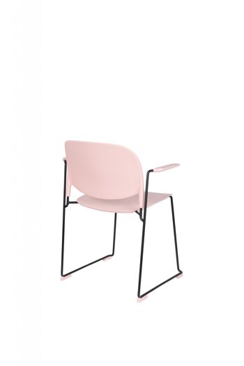 FAUTEUIL STACKS ROSE 4