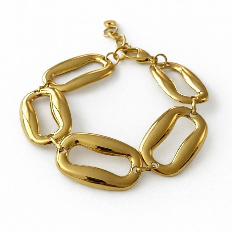 Sania - le bracelet - doré ou bicolore