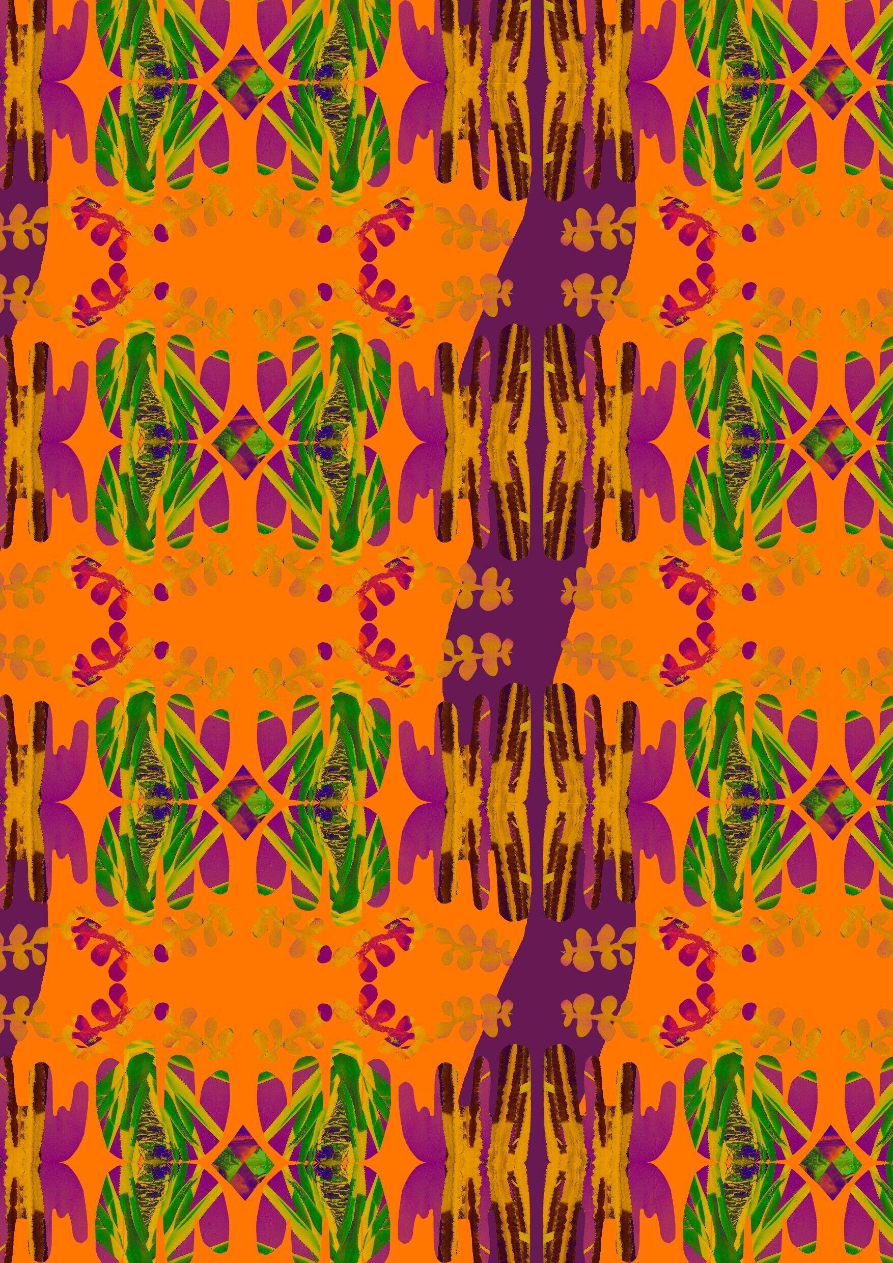 Vliestapete - Java Orange 🇮🇩 (50 cm x 1000 cm)