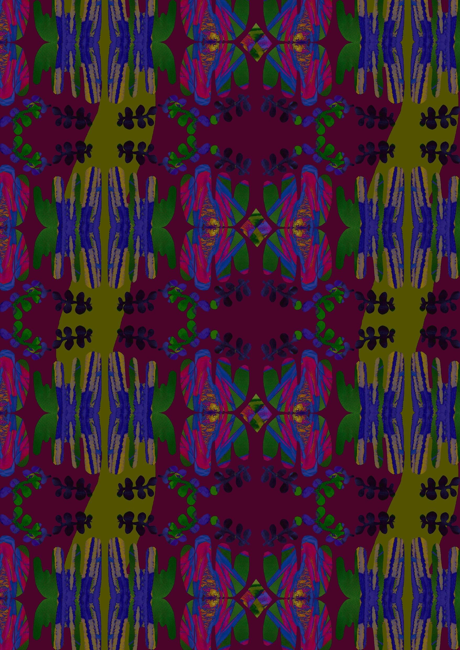 Vliestapete - Java Purple 🇮🇩 (50 cm x 1000 cm)