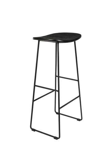 TABOURET TANGLE NOIR 1