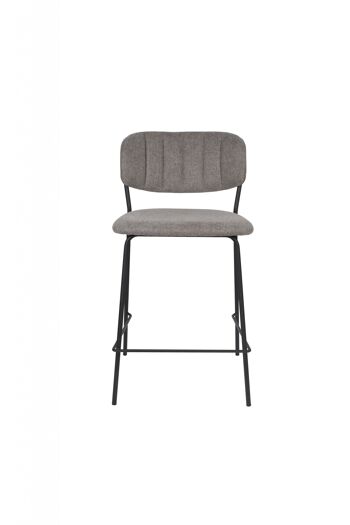 TABOURET DE COMPTOIR JOLIEN NOIR/GRIS 2