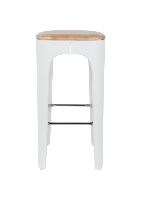 Barstool up-high white
