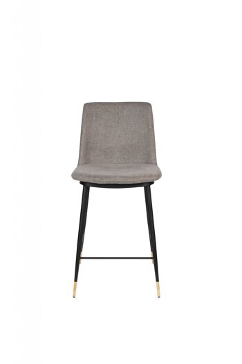 TABOURET DE COMPTOIR LIONEL GRIS CLAIR 2